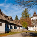 Folklórny súbor Kriváň z Východnej v skanzene Pribylina